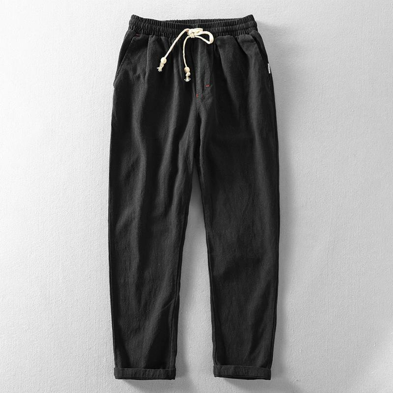 Conny | Pantaloni cu Croială Largă pentru Bărbați, Fabricati din Fibre Naturale