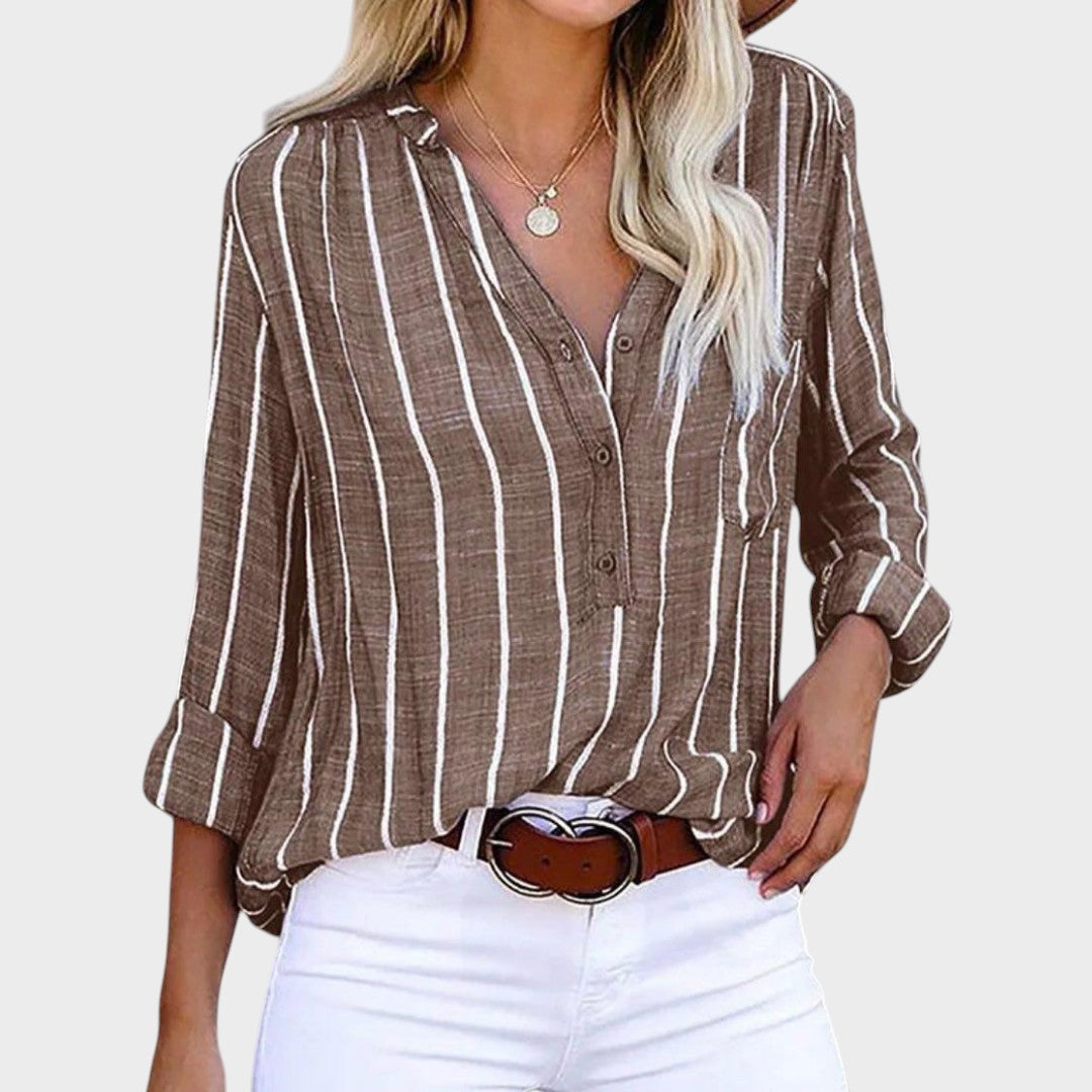 Débora | Tricou cu dungi fabricat din Käsi
