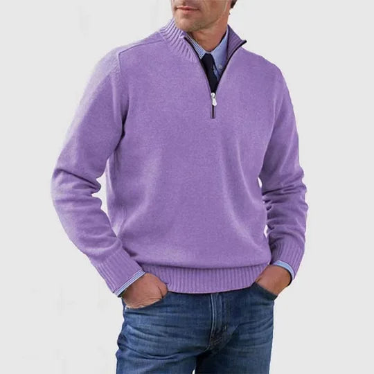 Ingmar | PULOVER ELEGANT PENTRU BĂRBAȚI CU ZIP LA JUMĂTATE