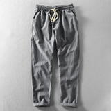 Conny | Pantaloni cu Croială Largă pentru Bărbați, Fabricati din Fibre Naturale