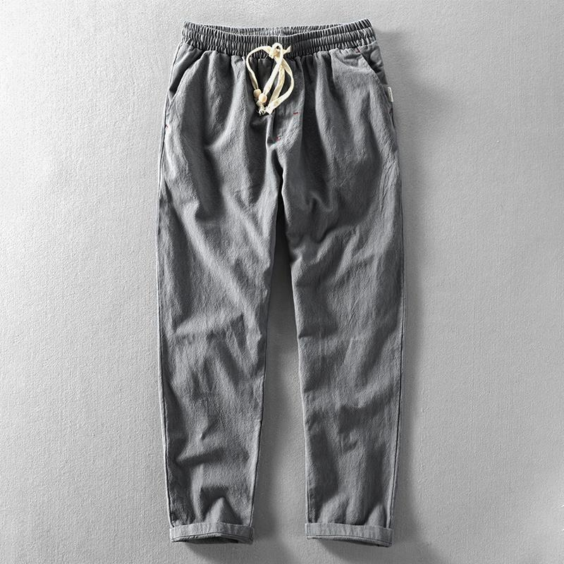 Conny | Pantaloni cu Croială Largă pentru Bărbați, Fabricati din Fibre Naturale