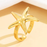 Inel Stea de Mare — Anel Estrela-do-Mar em Aço