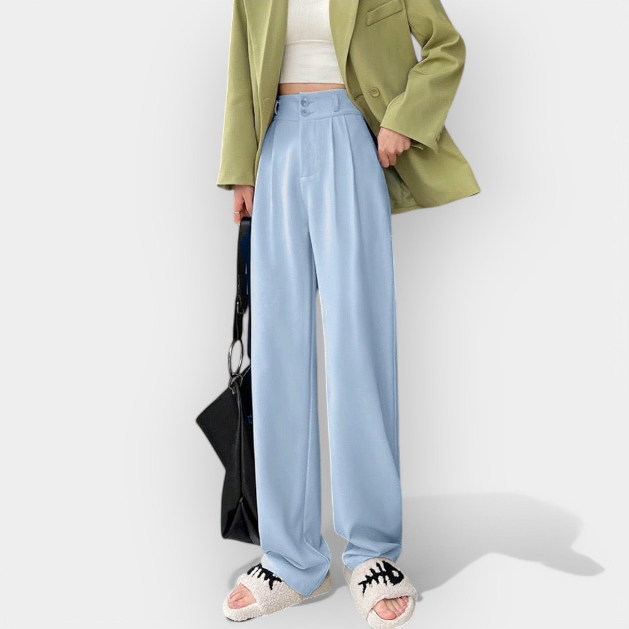 Jade | Pantaloni largi în stil coreean