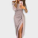 Lena | Rochie Elegantă fără Umeri
