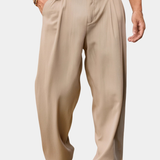 Niccolo | PANTALONI LARGI DIN LIN