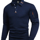 Tricou cu Mâneci Lungi din Poliester