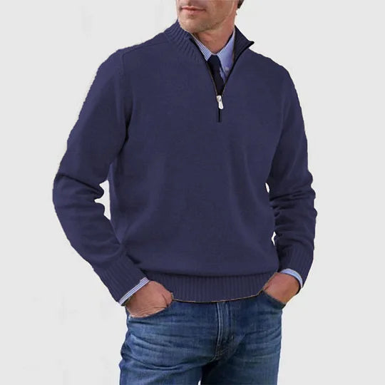 Ingmar | PULOVER ELEGANT PENTRU BĂRBAȚI CU ZIP LA JUMĂTATE