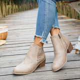 Botine cu toc mic