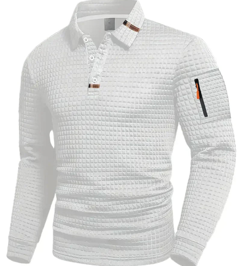 Tricou cu Mâneci Lungi din Poliester