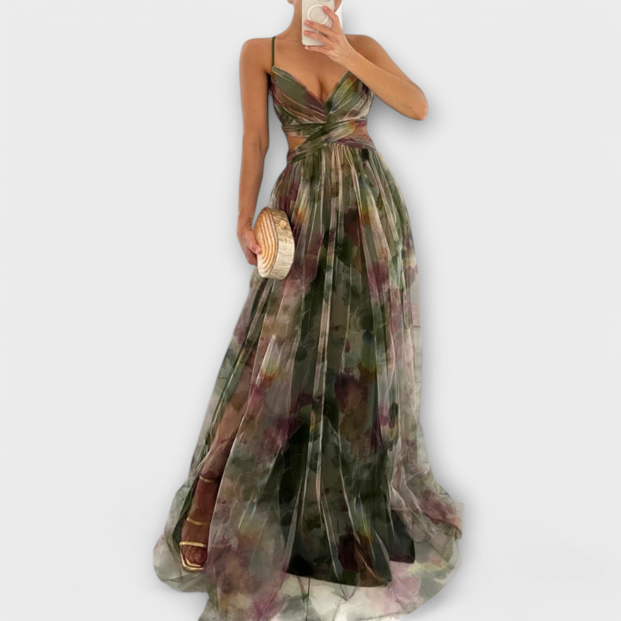Bella | Rochie maxi vaporoasă