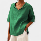 Soraya | Bluza din in cu croi larg