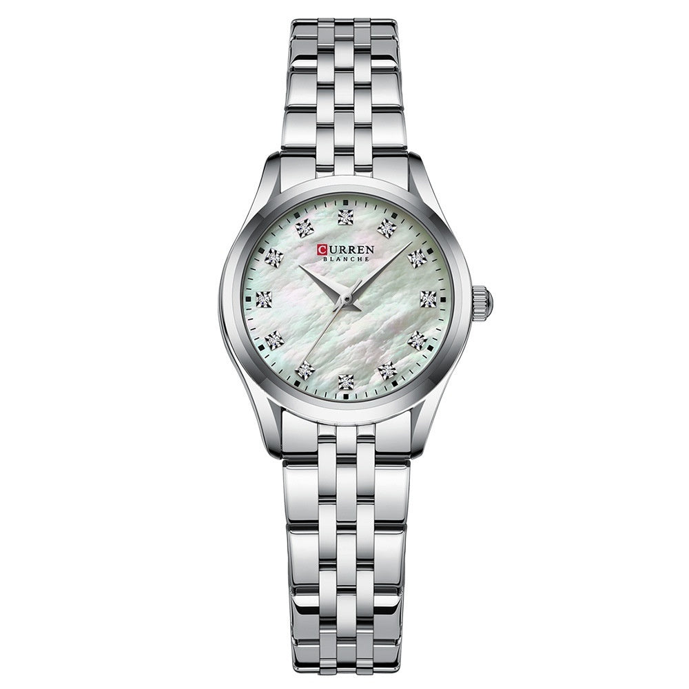Strass Shell — Ceas Ultra-Fin cu Briliante