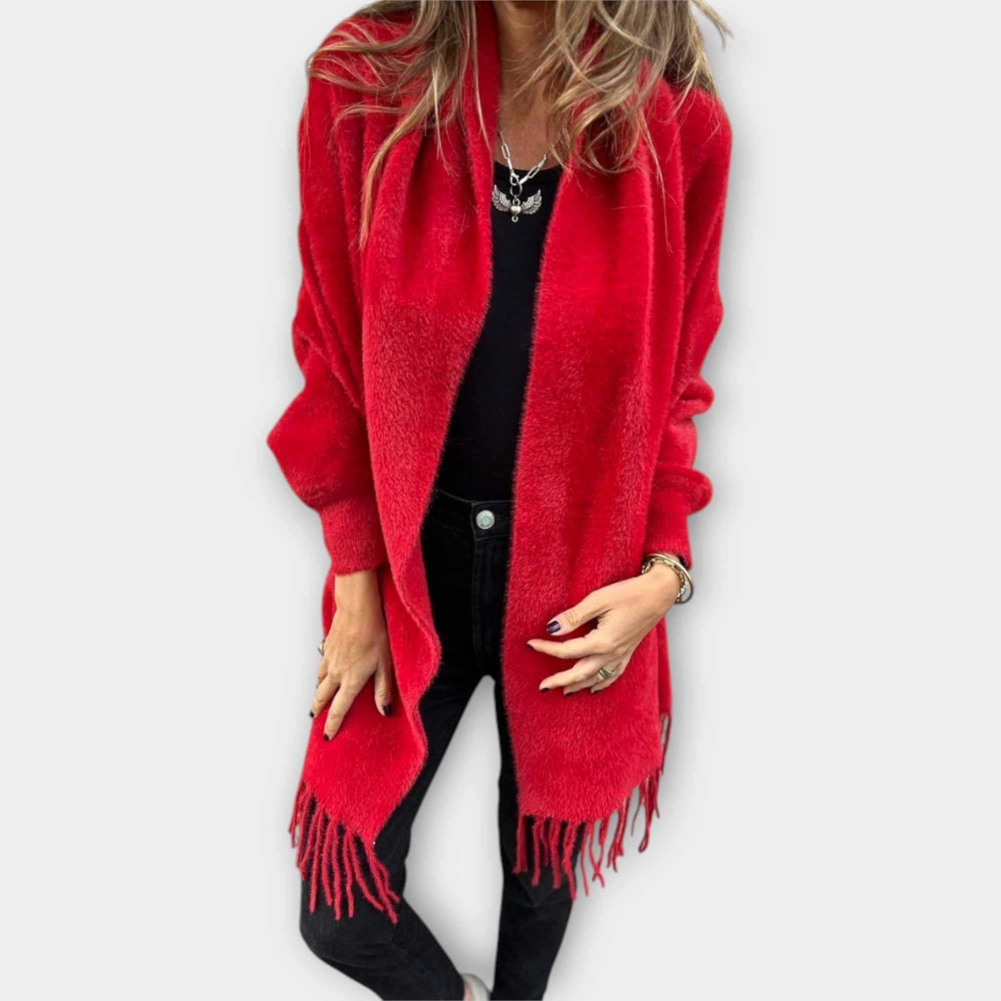 Maris | Wrap cu mâneci lungi