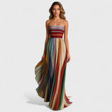 Renata | Rochie fără mâneci colorată