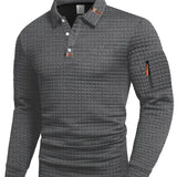 Tricou cu Mâneci Lungi din Poliester