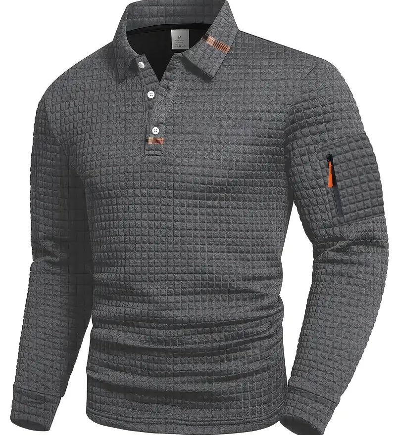 Tricou cu Mâneci Lungi din Poliester