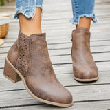 Botine cu toc mic