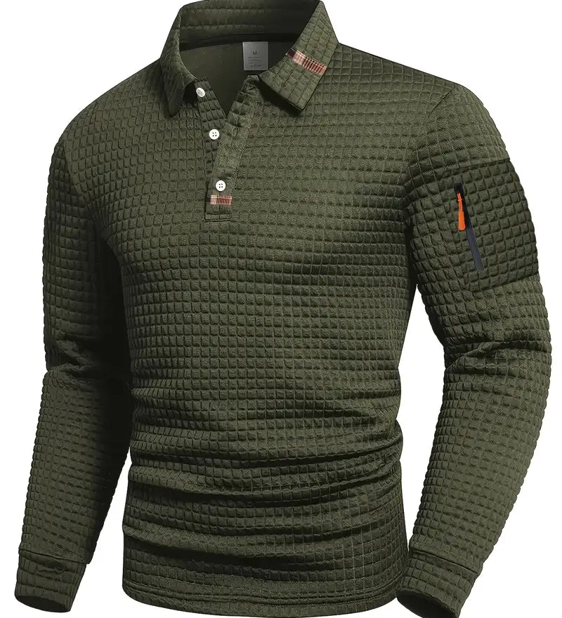 Tricou cu Mâneci Lungi din Poliester