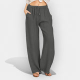 Ivana | Pantaloni de in airy pentru vară