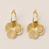 Flora Dangle — Cercei Pendentivi cu Floare 3D