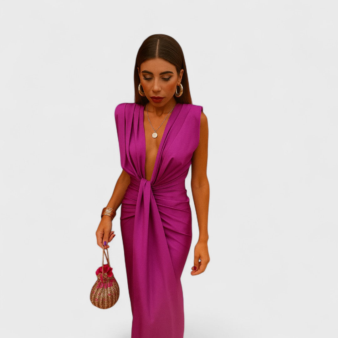 Julia | Rochie cu Guler Deschis