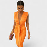 Julia | Rochie cu Guler Deschis