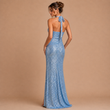 Lía – rochie fluidă cu textură strălucitoare
