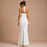 Martina – rochie sofisticată cu drapaj frontal