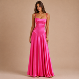 Chloe – rochie lungă cu cădere fluidă