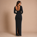 Leonor – rochie lungă cu efect modelator