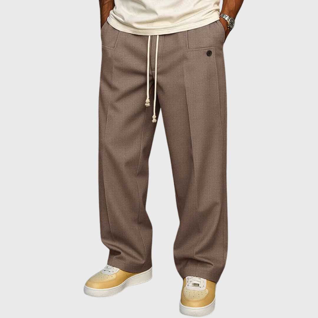 Marcus | Pantaloni eleganți cu talie elastică