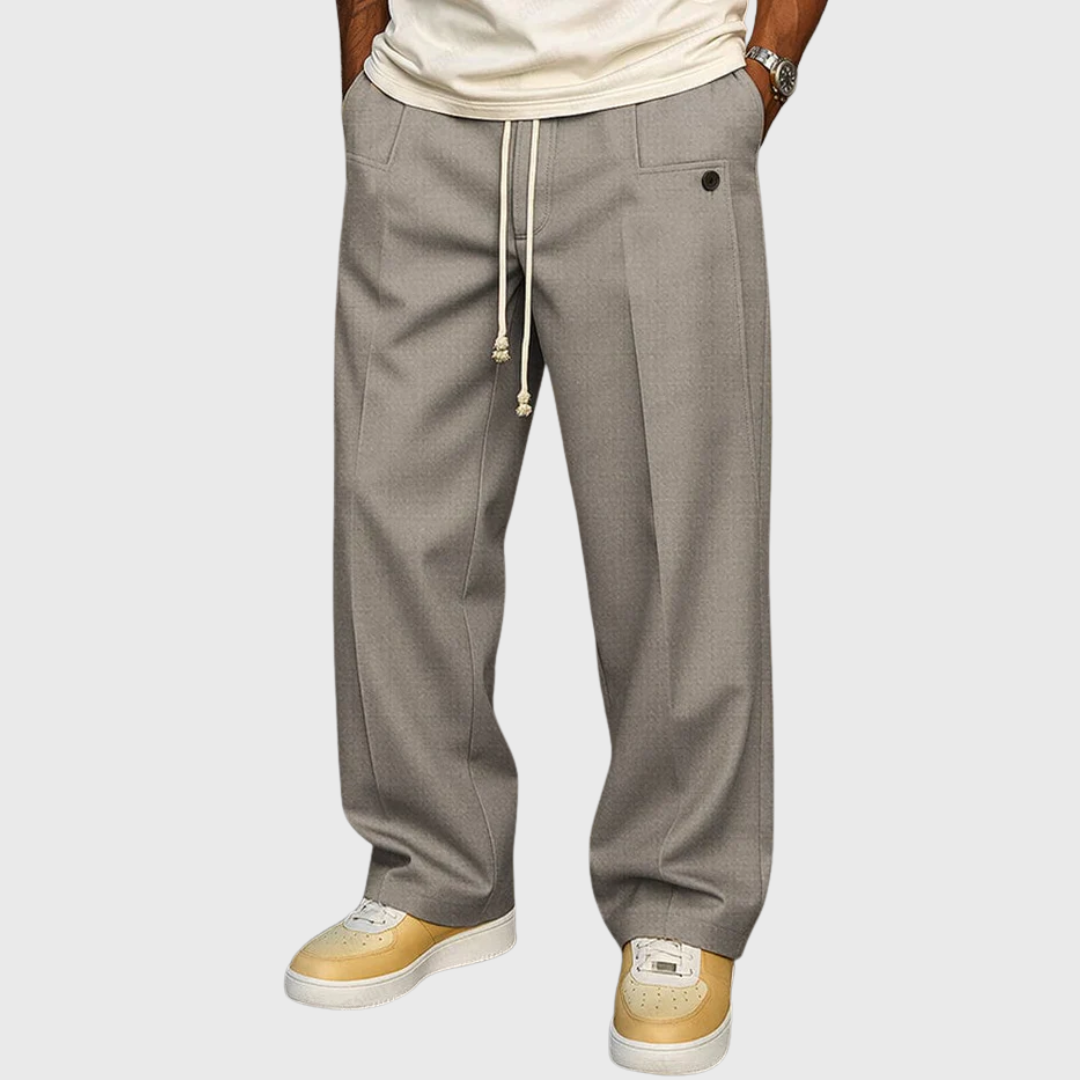 Marcus | Pantaloni eleganți cu talie elastică