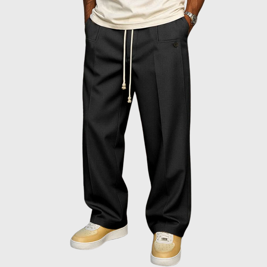 Marcus | Pantaloni eleganți cu talie elastică