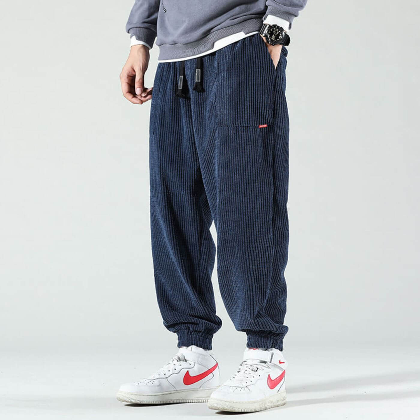Håvard | Pantaloni de jogging din velur pentru bărbați