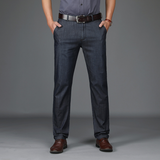 Claes | Pantaloni din Denim Elastic cu Croi Clasic pentru Bărbați