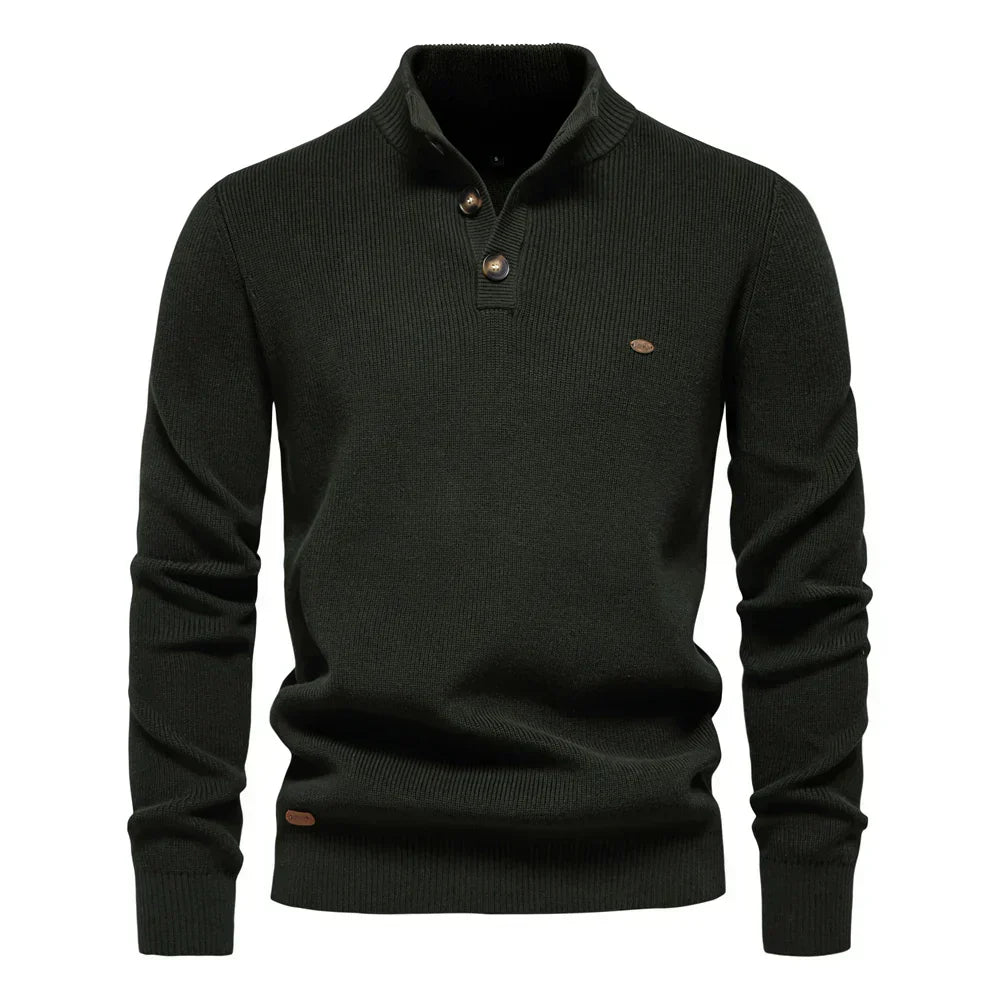 Konrad | Pulover elegant pentru bărbați cu design cu nasturi