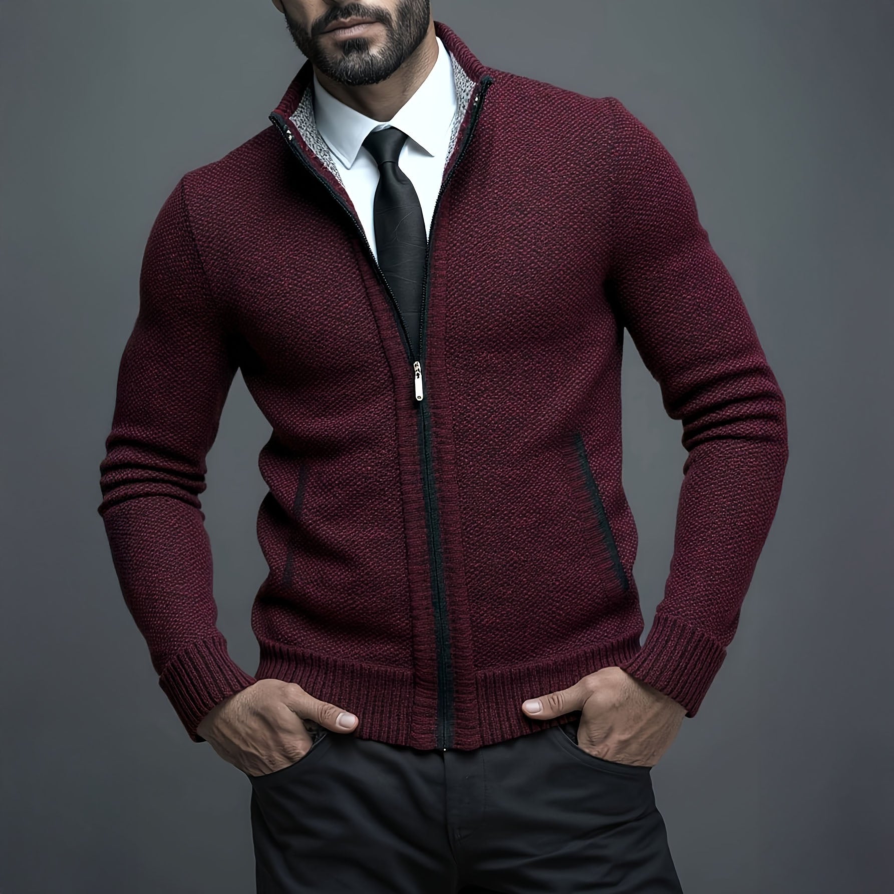 Leandro | VESTĂ LUXOASĂ CU LUCIRE ELEGANTĂ