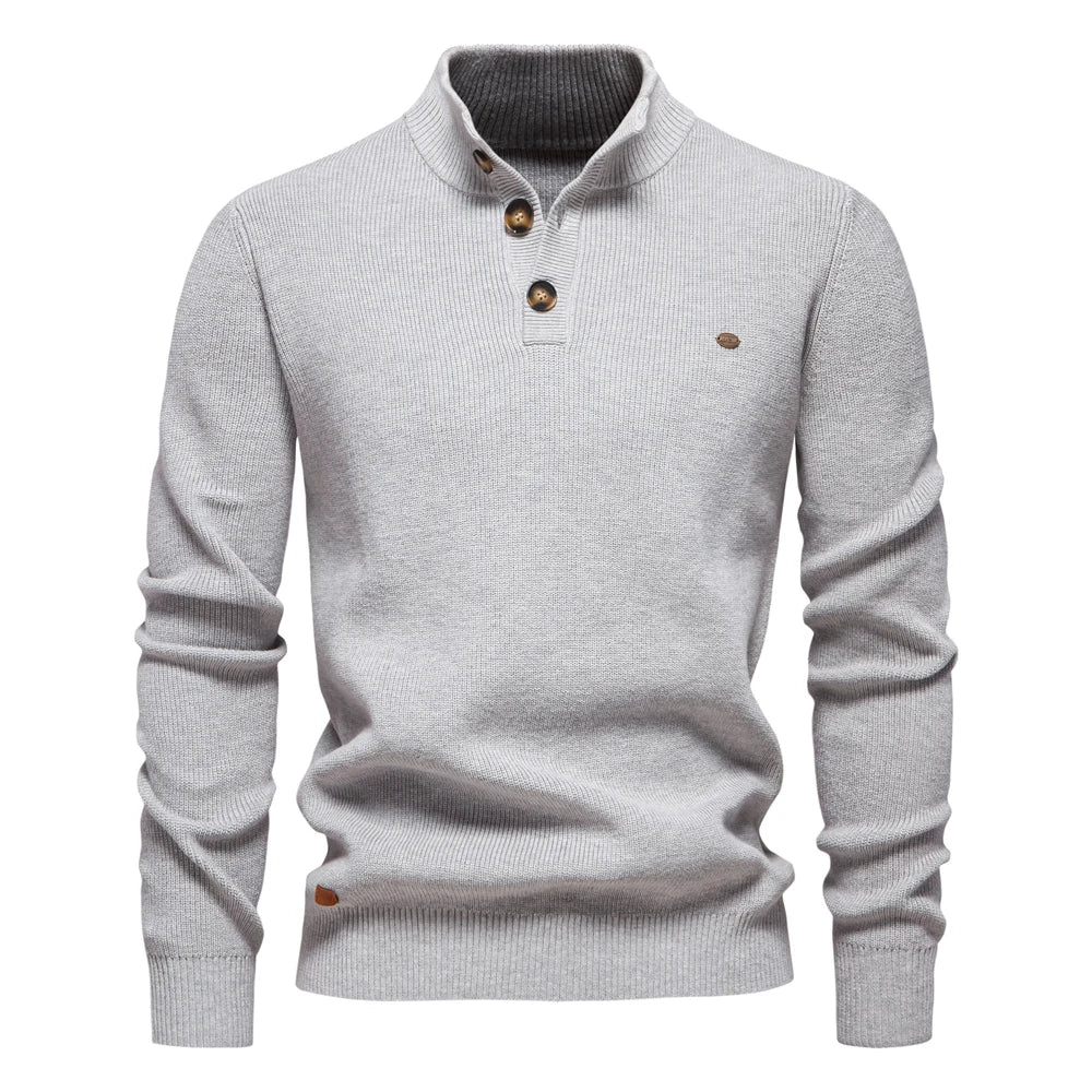 Konrad | Pulover elegant pentru bărbați cu design cu nasturi