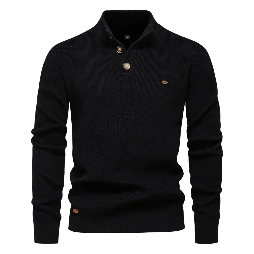 Konrad | Pulover elegant pentru bărbați cu design cu nasturi