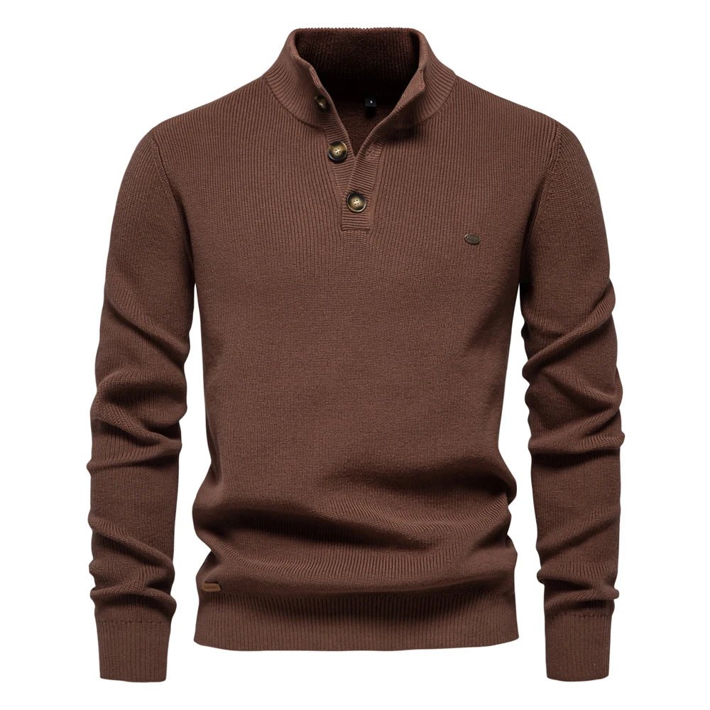 Konrad | Pulover elegant pentru bărbați cu design cu nasturi