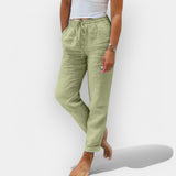 Diana | Pantaloni de in airy pentru vară