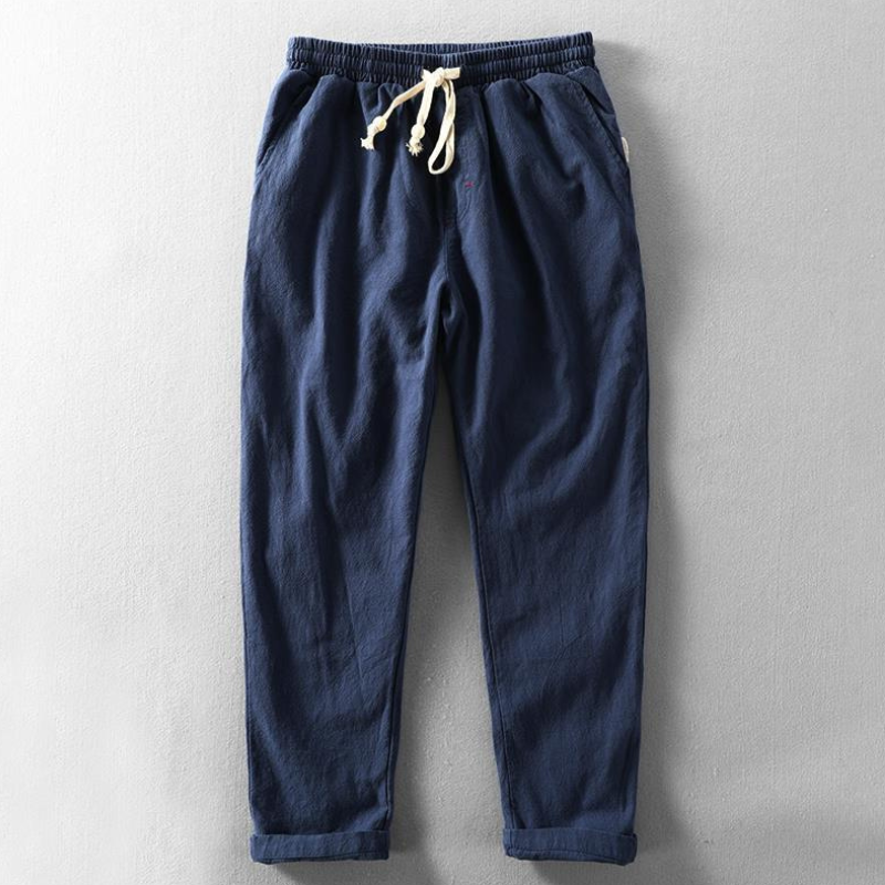 Conny | Pantaloni cu Croială Largă pentru Bărbați, Fabricati din Fibre Naturale