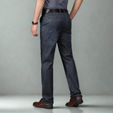 Claes | Pantaloni din Denim Elastic cu Croi Clasic pentru Bărbați