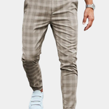 Ståle | Pantaloni Bărbați Largi Cu Carouri