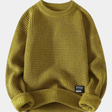 Didrik | PULOVER DIN TRICOT PREMIUM CU TEXTURĂ DE CELULĂ DE ALBINĂ
