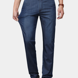Claes | Pantaloni din Denim Elastic cu Croi Clasic pentru Bărbați