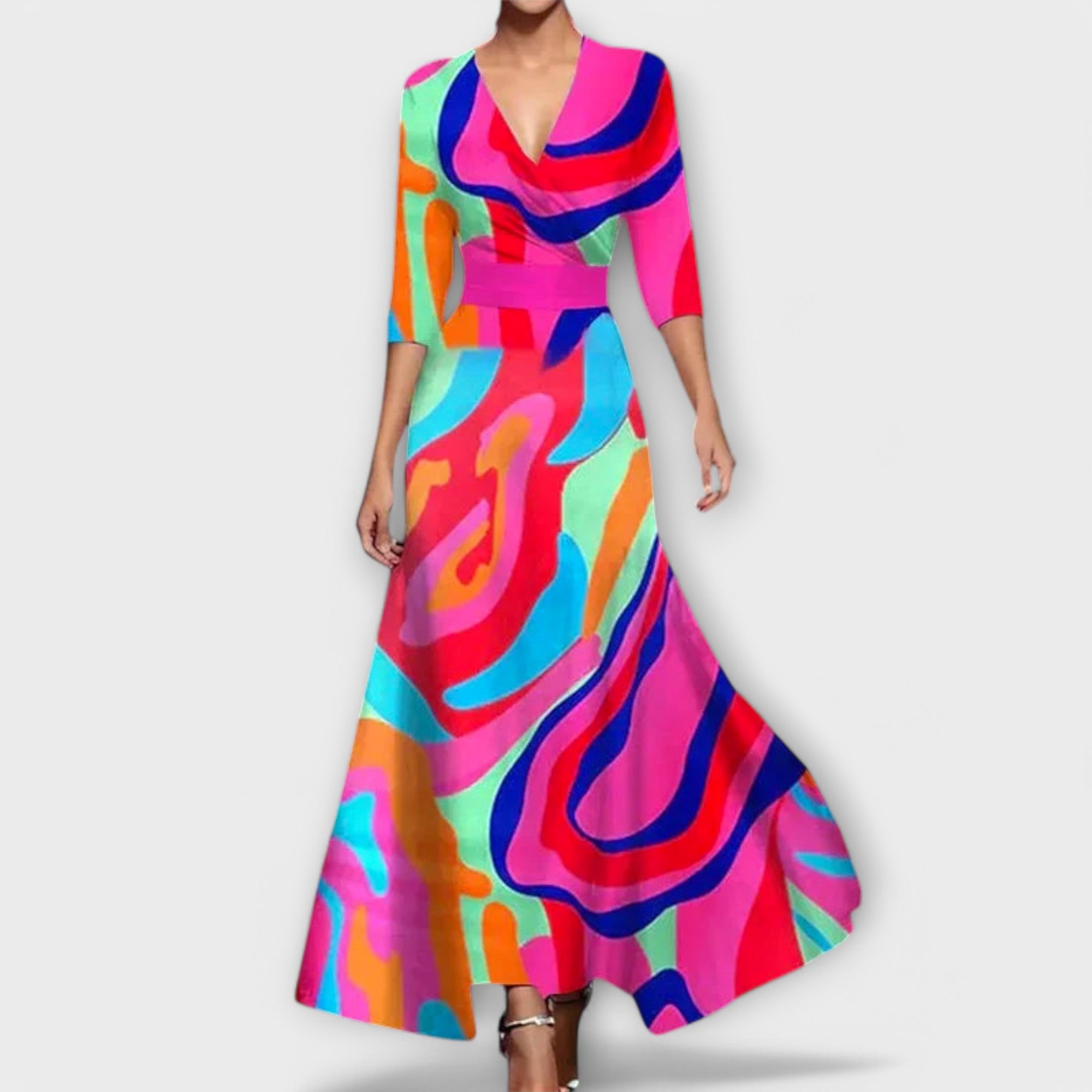 Inês | Rochie elegantă cu mâneci pentru femei