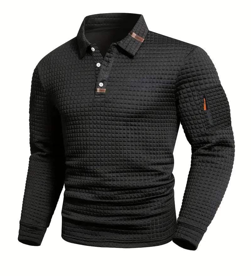 Tricou cu Mâneci Lungi din Poliester