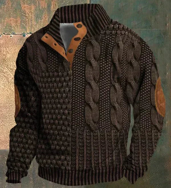 Bror | PULOVER RETRO CU INSCRIPȚIE