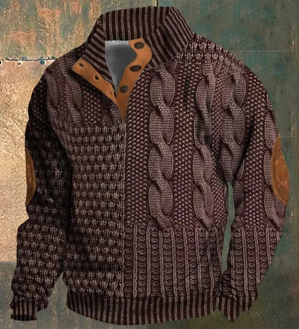 Bror | PULOVER RETRO CU INSCRIPȚIE